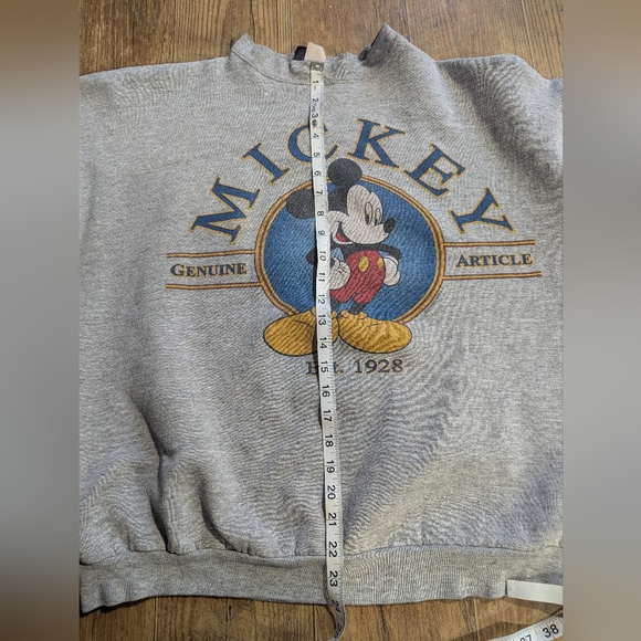 Vintage Disney Jerry Leigh Mickey Mouse Cotton Crewneck Sweatshirt 90s Y2K - Picture 14 of 16